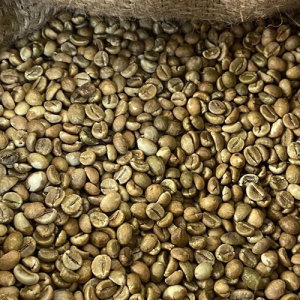 Unwashed natural coffee arabica bean